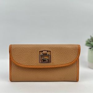 Dooney & Bourke Leather Wallet Sand Color